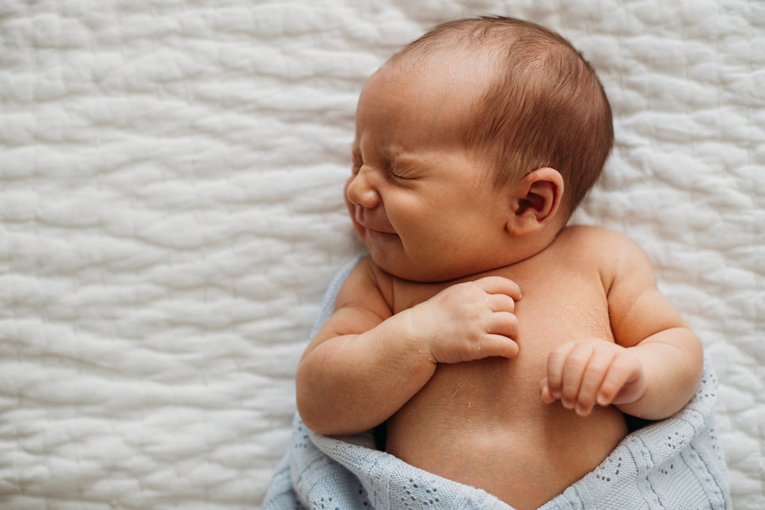 Baby boy in-home newborn session | San Diego lifestyle photographer | www.brittneyvierphotography.com