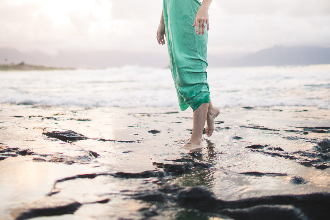 Sunset beach session | Kailua photographer